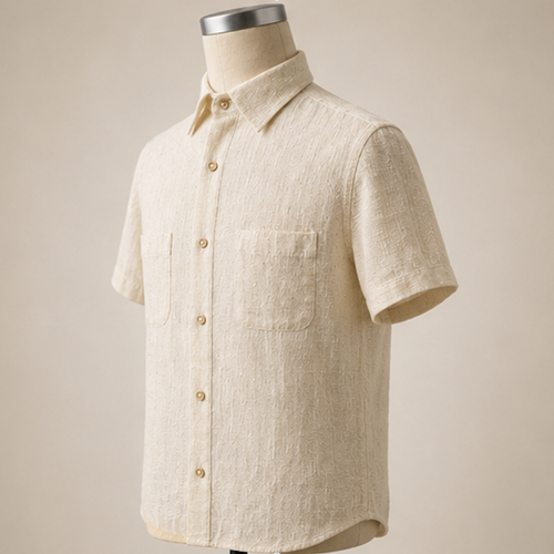 One of One Raw Silk Top